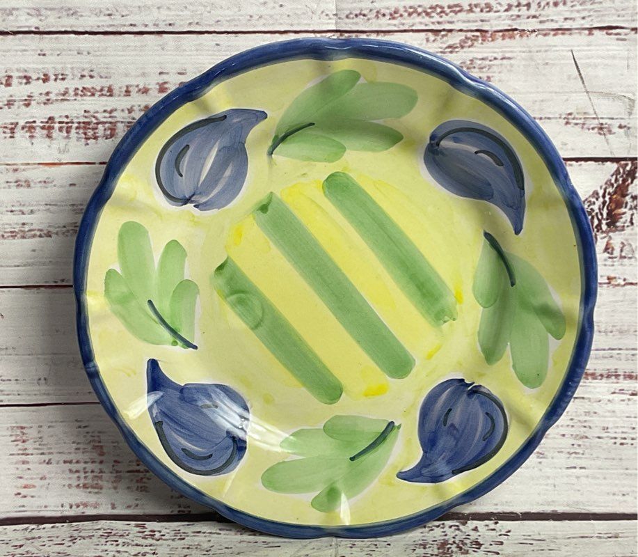 Williams Sonoma Country Fair 8" Set of 2 Salad Plates Multicolor