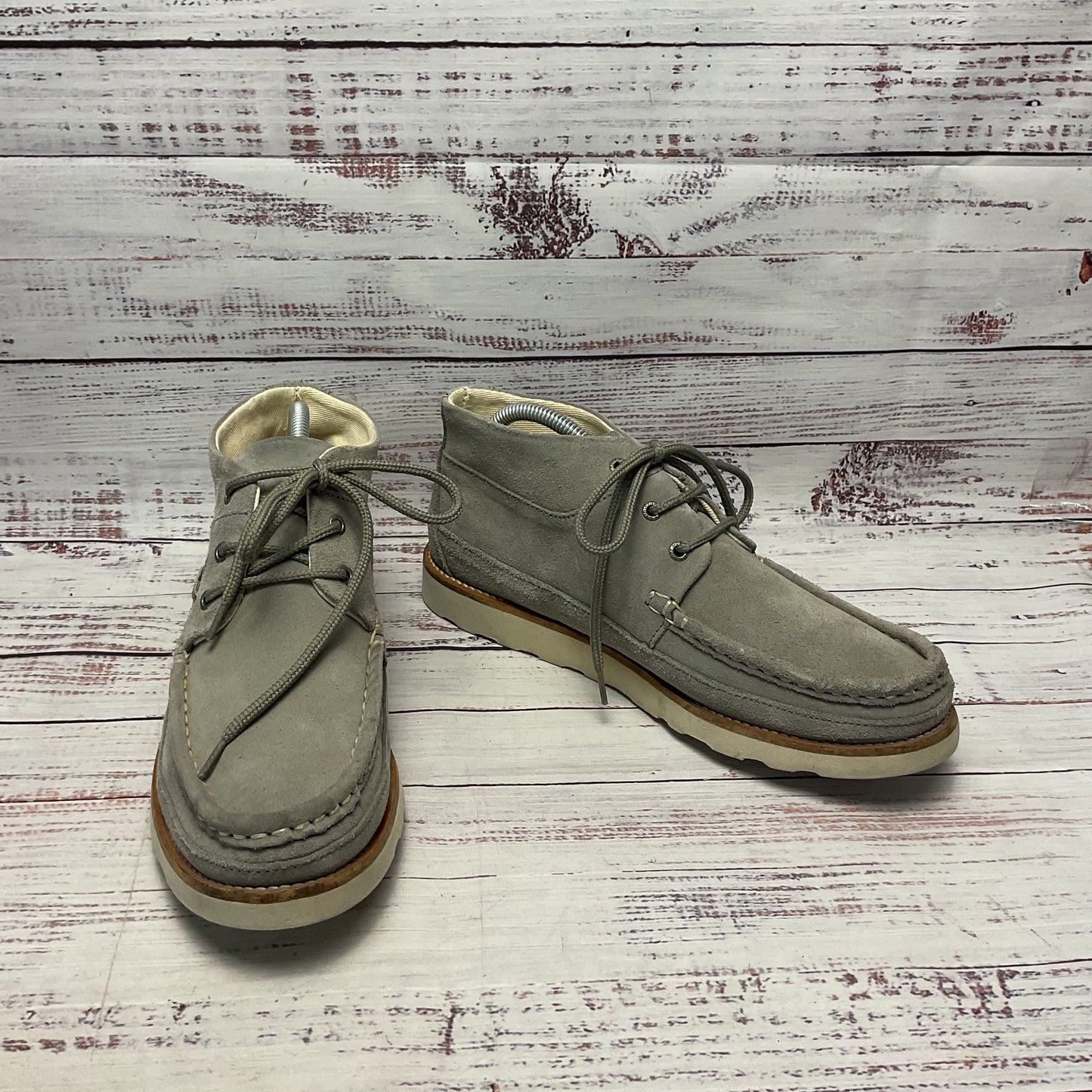 Pointer Connor Grey Suede Wedge Sole Chukka Boot Men Size 9