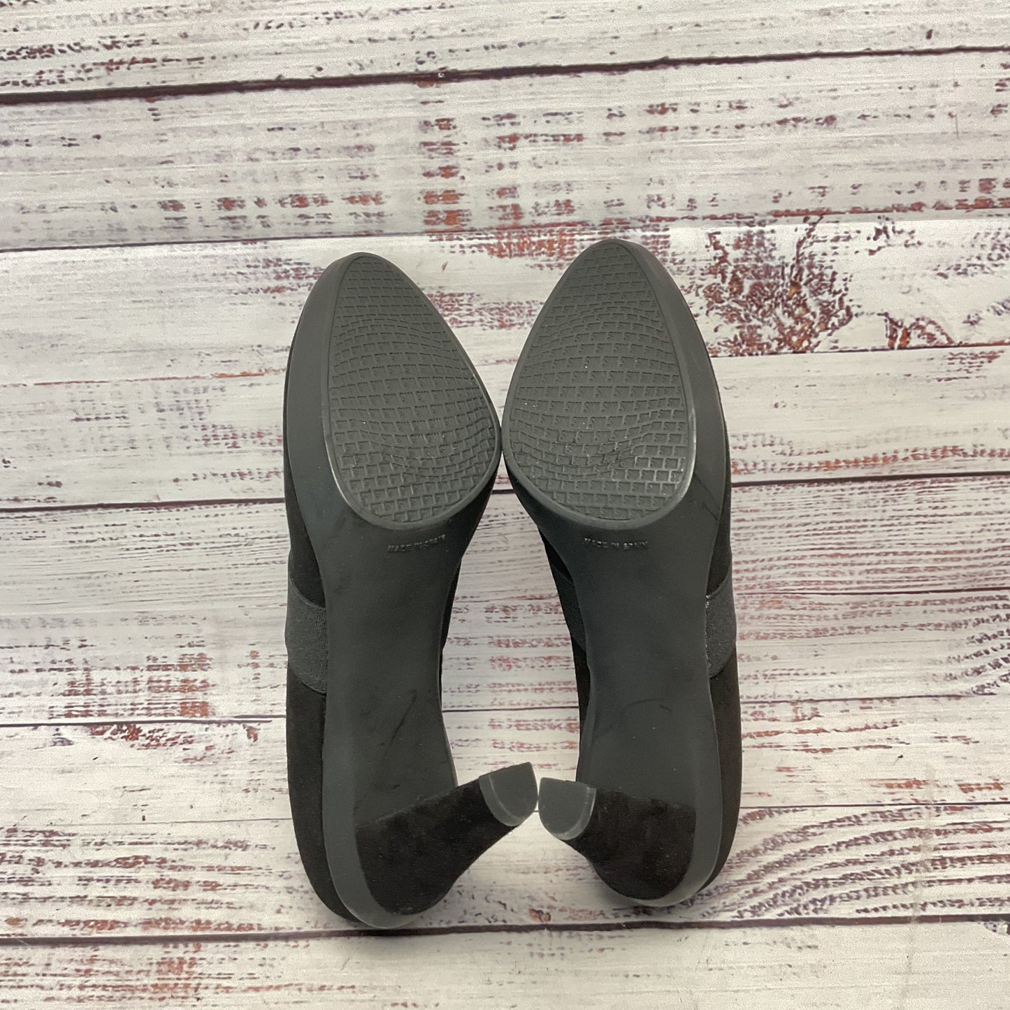 Stuart Weitzman Black Black Bootie Heel Women Size 4