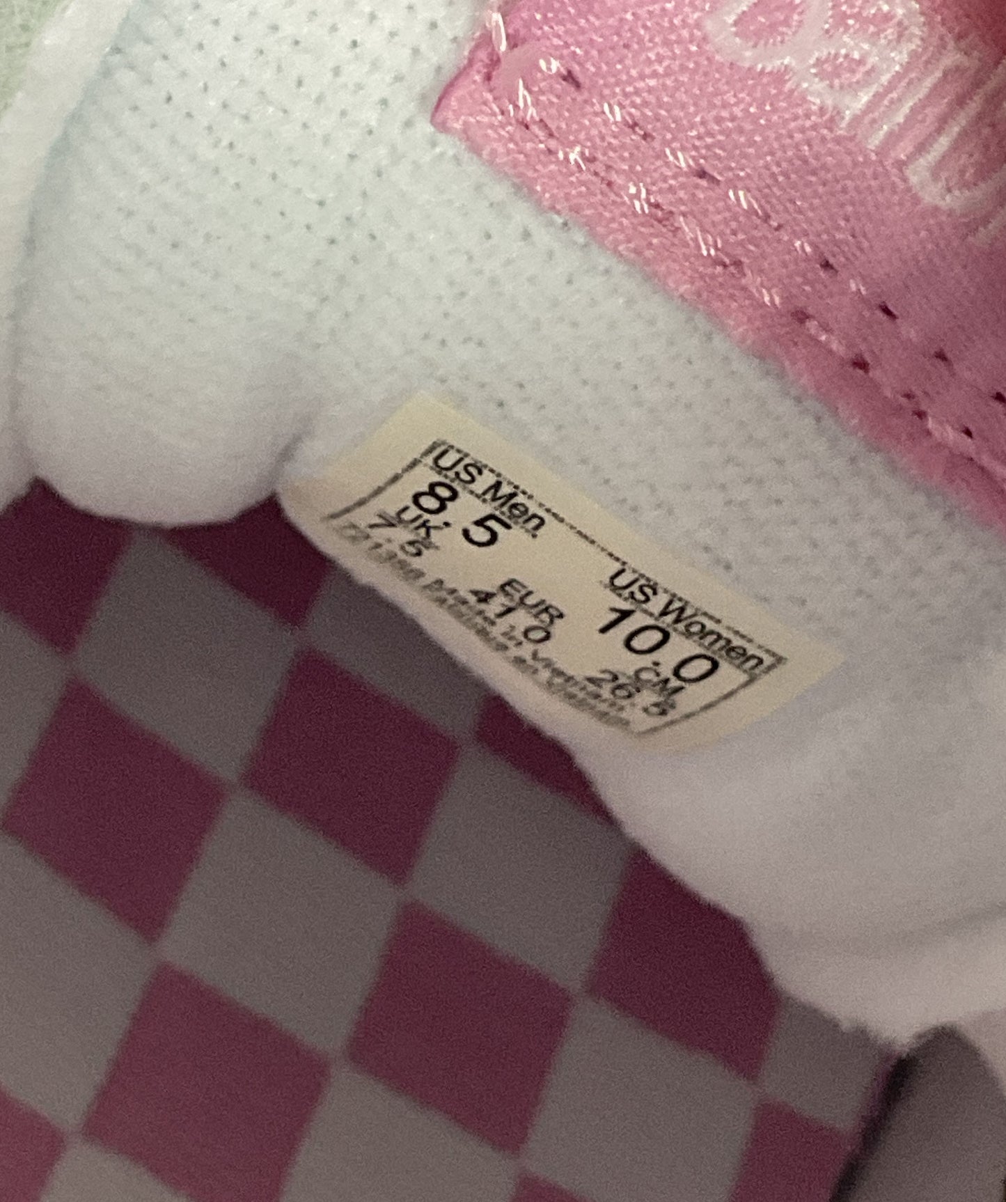 Vans Barbie Sk8-Hi Tapered Stackform Sneakers Pink White 10