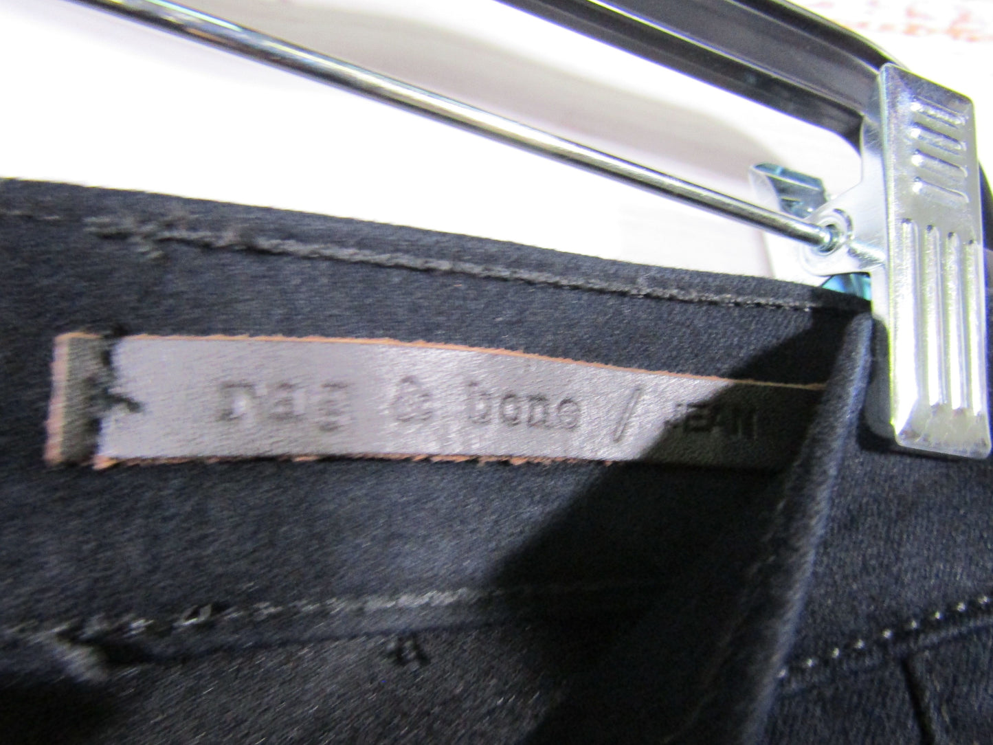Rag & Bone Grand Prix Motocross Women's Black Skinny Jeans Size 25