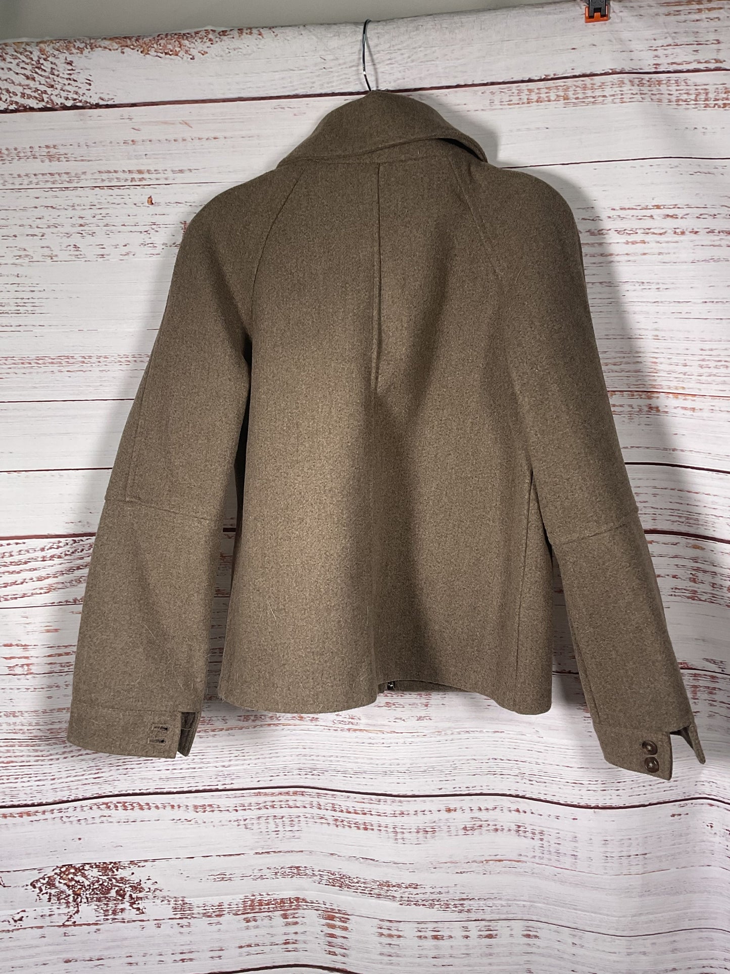 Avec Les Filles Brown Zip Up Jacket - Size S