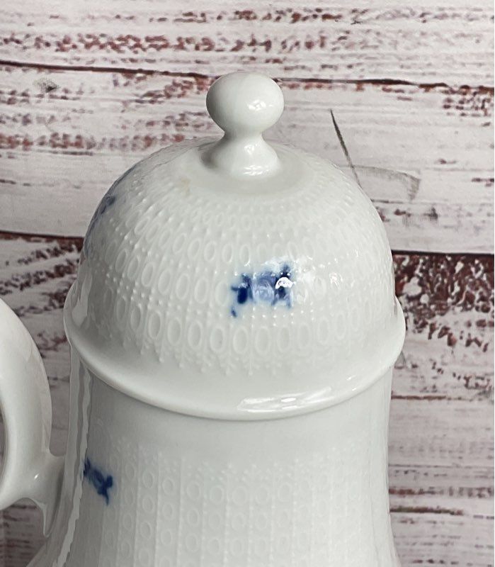 Rosenthal Björn Wiinblad Vintage Rhapsody 9.5" Coffee Tea Pot White