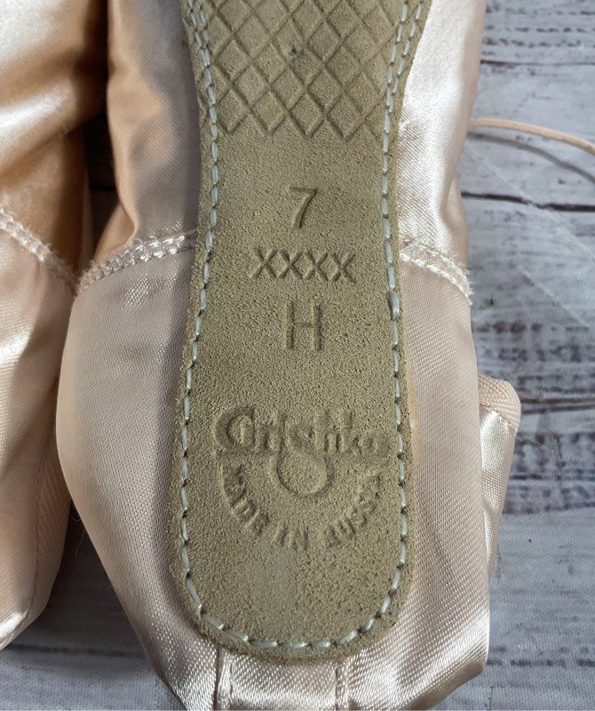 Grishko 2007 Pointe Size 7 XXXX H Made in Russia Ballet Shoes