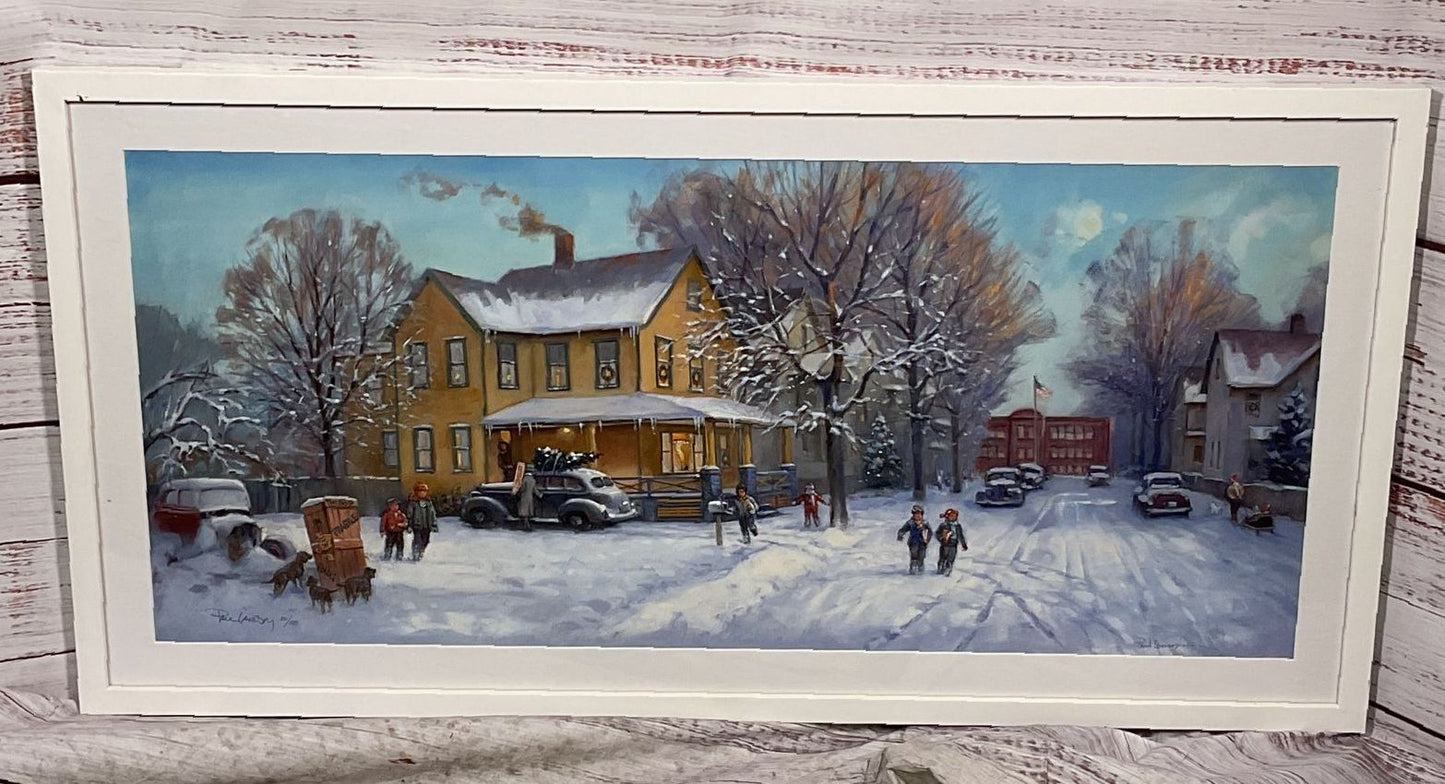 A Christmas Story by Paul Landry Signed Framed Print