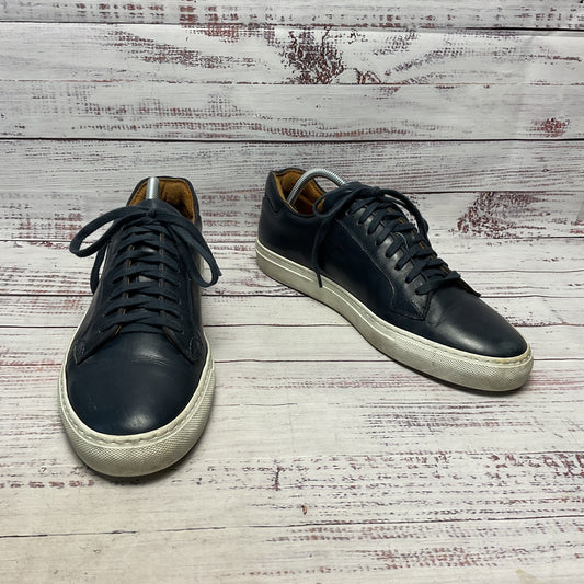 Velasca Milano Navy Blue Leather Sneaker Casual Shoe Men Size 9 42EU