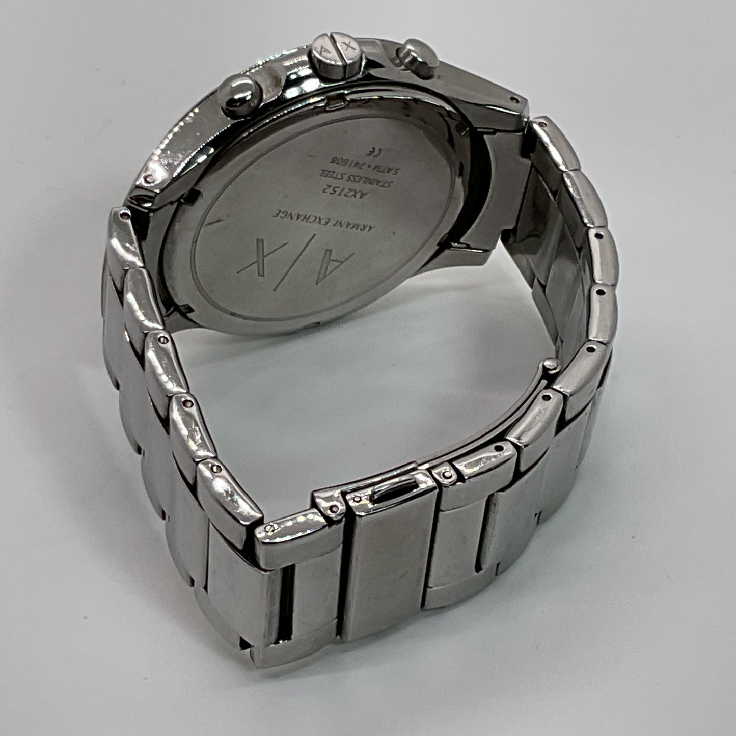 ARMANI EXCHANGE AX2152 Men's Stainless Steel Quartz Chronograph 7.5" Watch