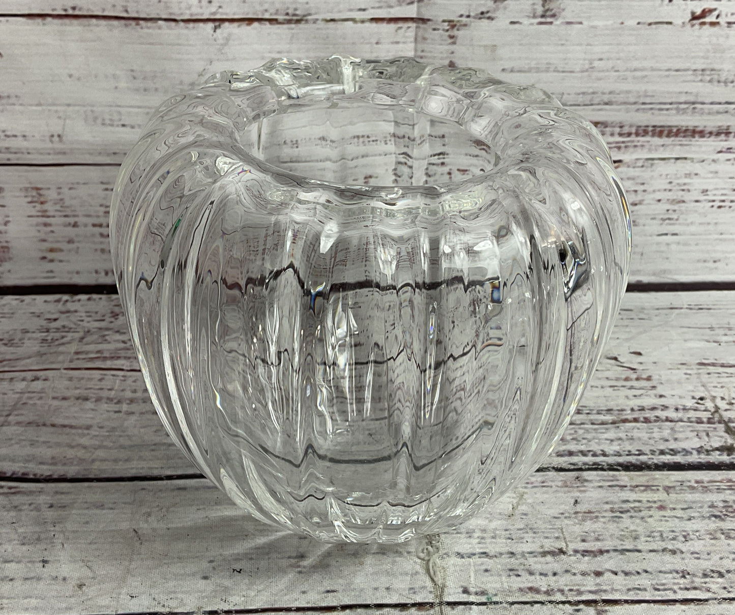 Steuben Glass Flare Bowl Vase Clear