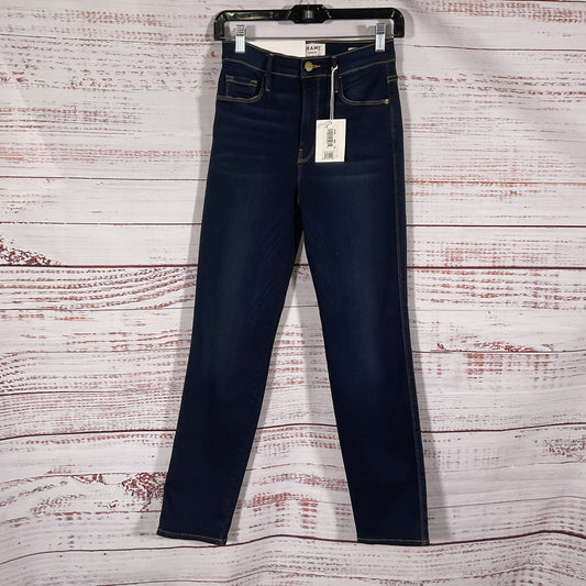 Frame Le Sylvie Slender Slim Straight High Rise Pants - Size 25 New W/ Tags
