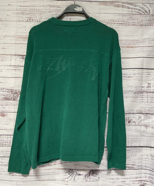 NWT Men's Stussy Green Football Sweater Size S