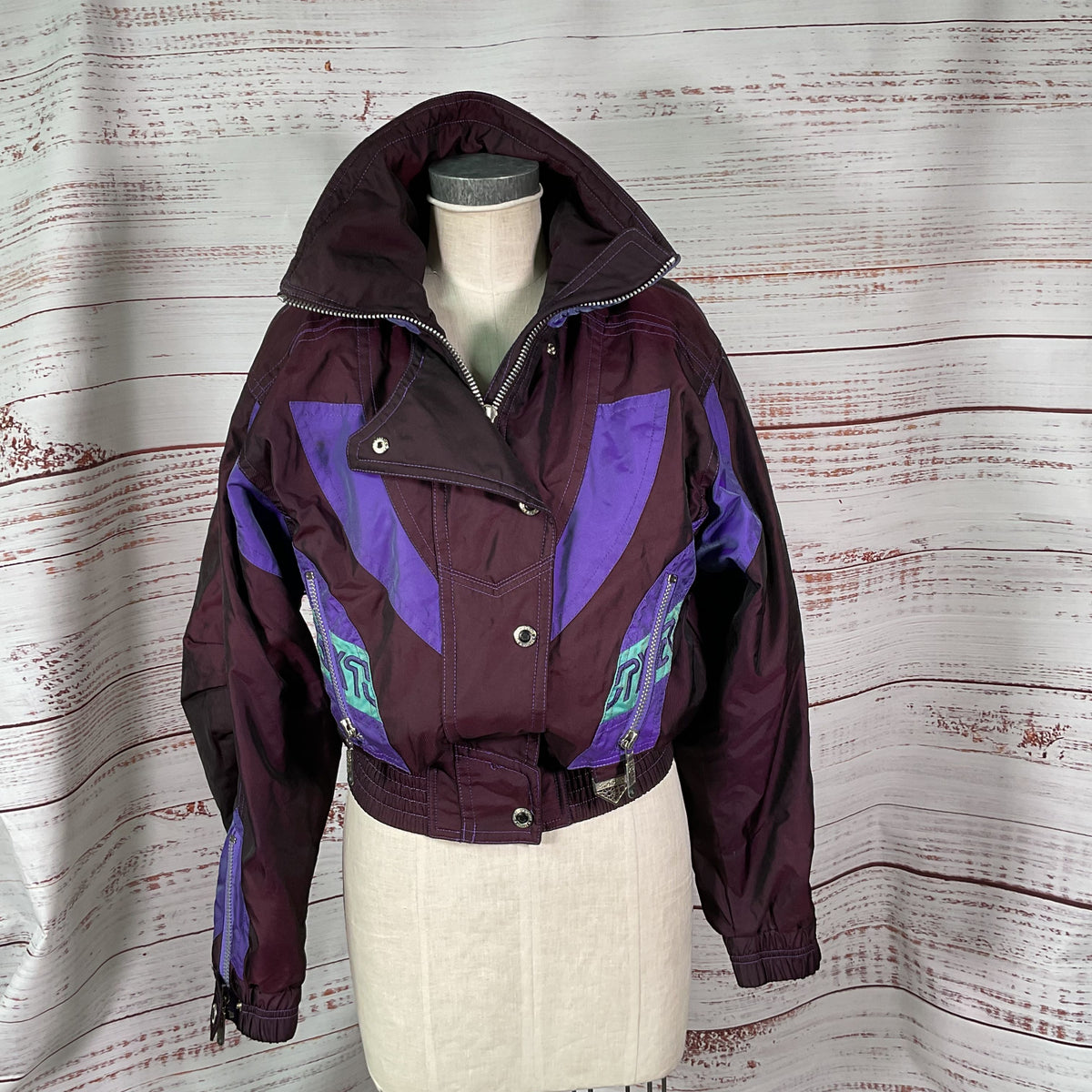 SPYDER Women's Burgundy/Purple Snow Ski Jacket- SZ 8