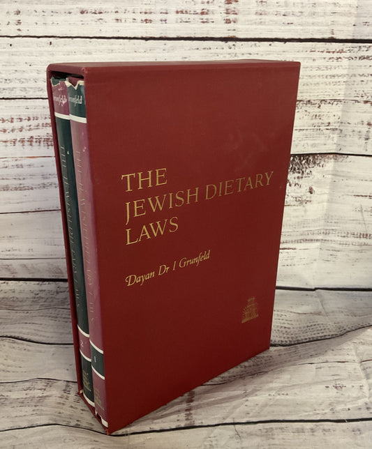 The Jewish Dietary Laws Hardcover by Dayan Isidor Grunfeld