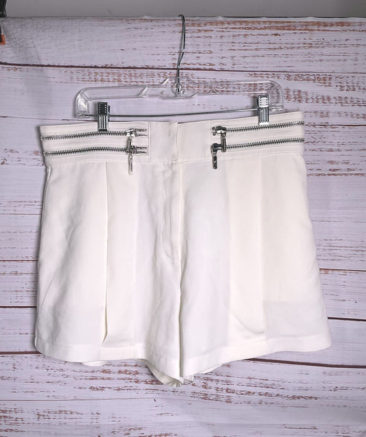 Nonchalant Label Lowie Double-Zip Shorts White XXL