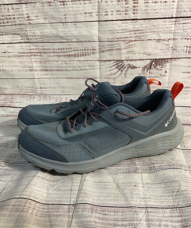 Columbia Vertisol Trail Men's Running Shoes Sneakers Blue Grey Size 14W