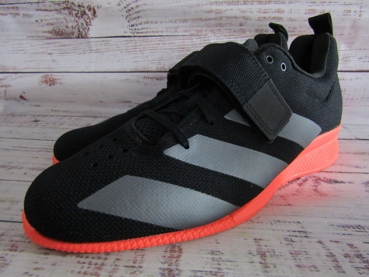 Adidas Adipower Weightlifting 2 Men's Black Signal Coral Training Sneakers G1214