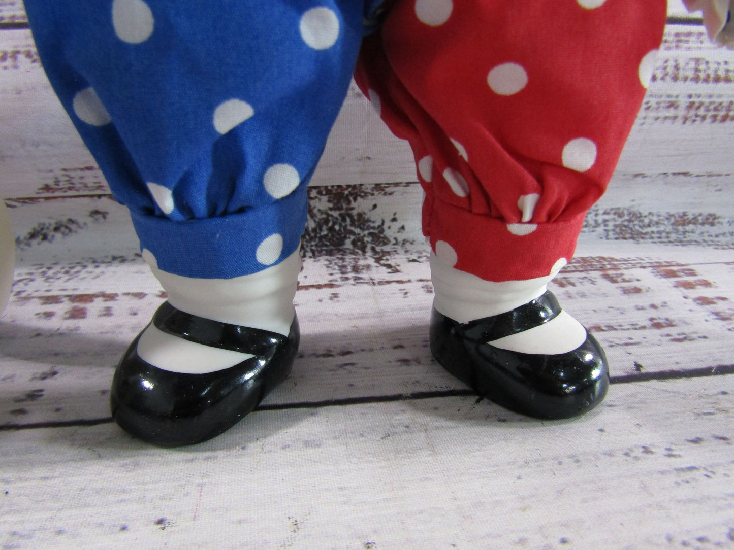 Vintage Goebel Dolly Dingle by Bette Ball Snuggles Snooks Cat Clown Musical Doll