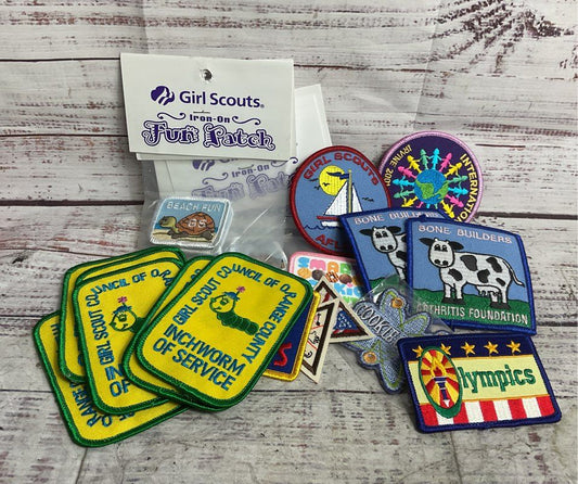 Girl Scouts of America Mixed Lot of Badges
