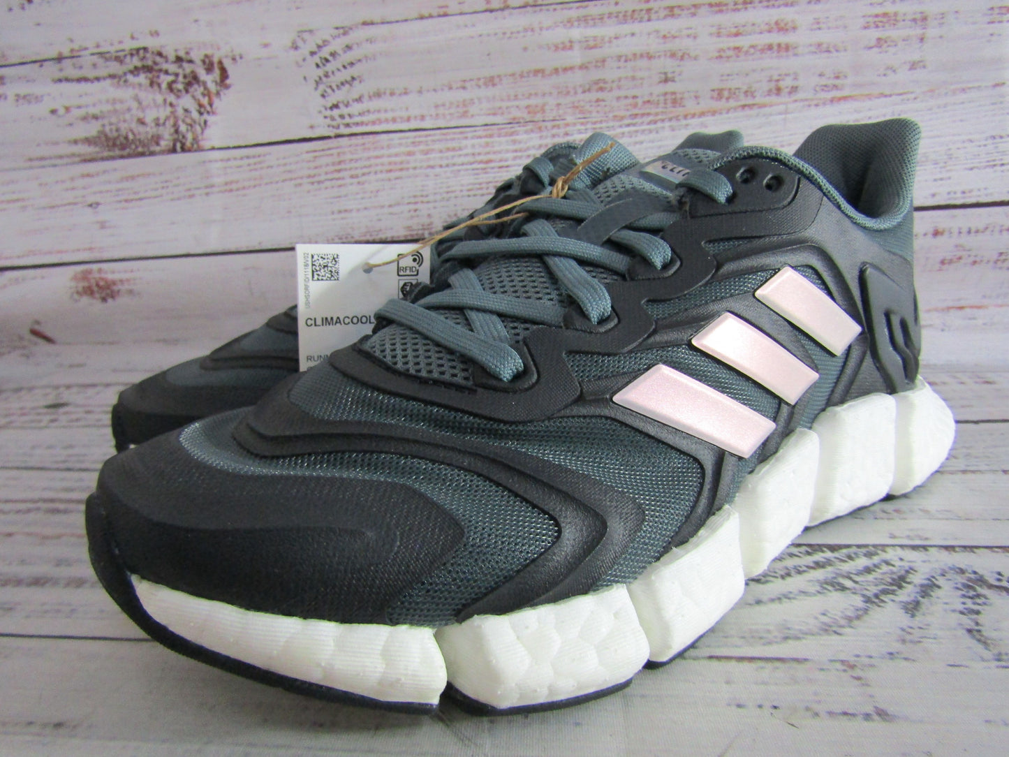Adidas Climacool Vento Women's Black & Gray Running Shoes Size 6 FZ1730