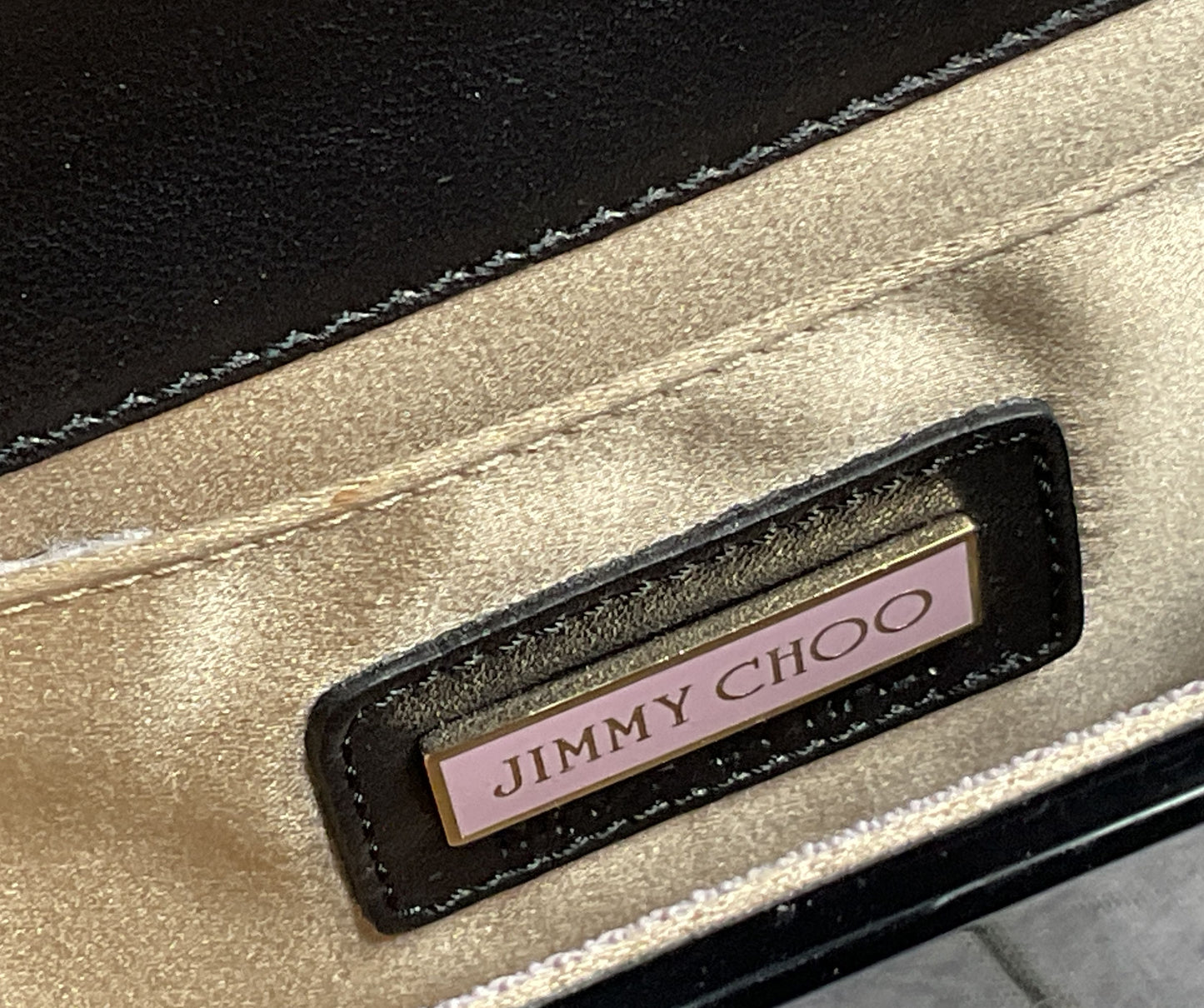 Jimmy Choo Candy Acrylic Evening Bag Black