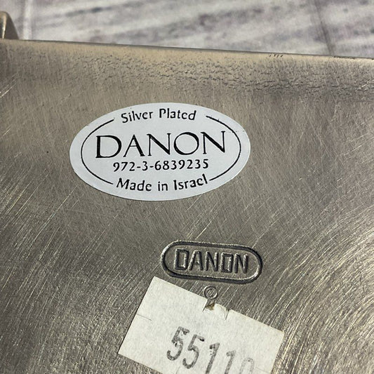 Danon Israel Jerusalem Relief Silver Plated 4" Business Card Case