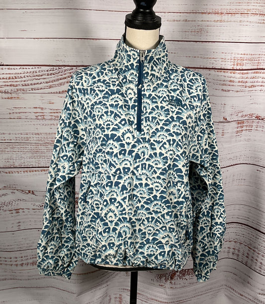 The North Face Printed Class V Pullover Anorak Jacket Monterey Blue M