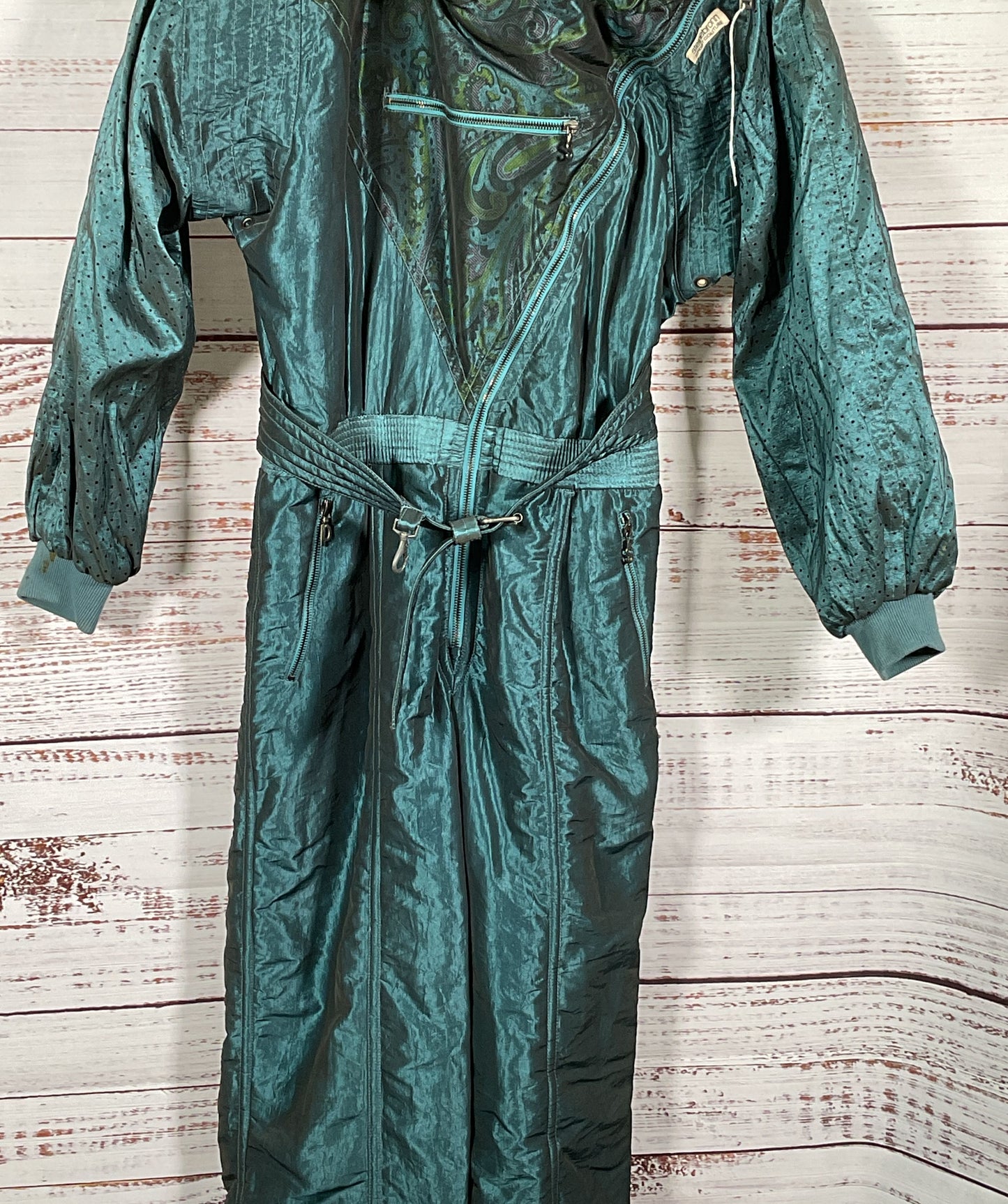 Peter Steinebronn Vintage One Piece Snow Suit Green