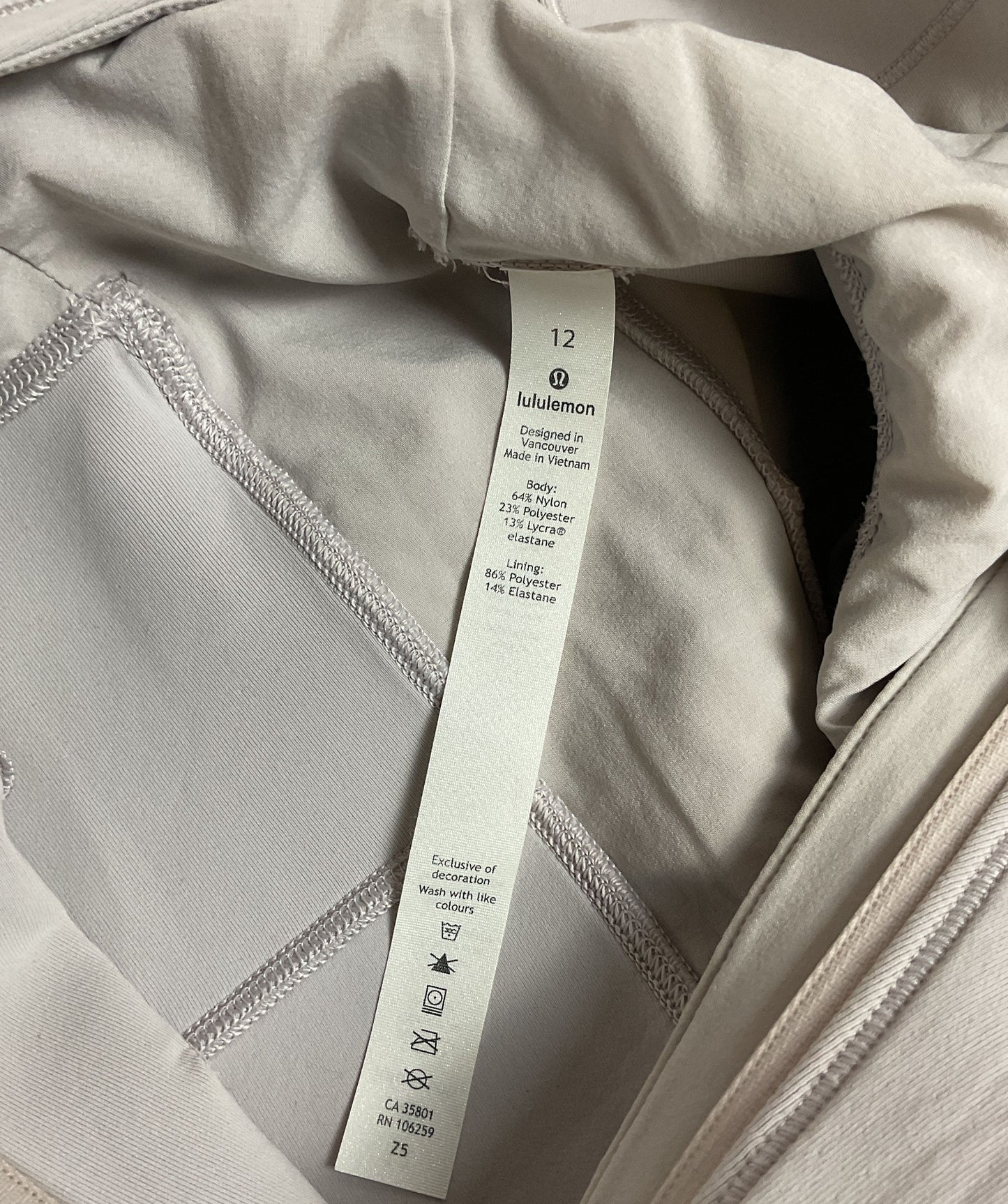 Lululemon Scuba Oversized Half-Zip Hoodie w/ Adjustable Waist Opal- Size 12