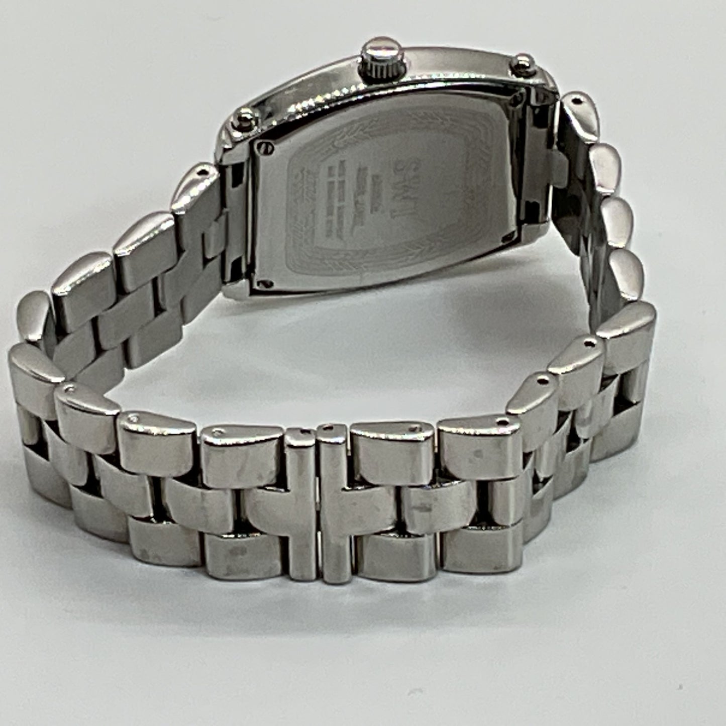 SWISS LEGEND Ascona SWI Men's Silver Tone Blue Dial Watch- NEEDS BATTERY