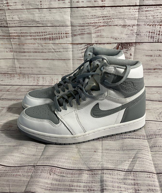 Nike Air Jordan 1 Retro High OG Stealth White Gray Men's Size 8 555088-037