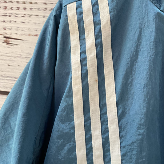 adidas x Ivy Park Blue Light Weight Polyester 3 Stripe Jacket - Size XS