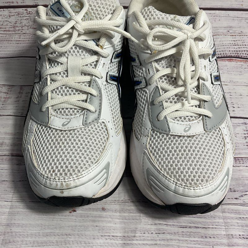 Asics Gel-1130 White/Silver Athletic Running Sneaker Men's Size 9 US