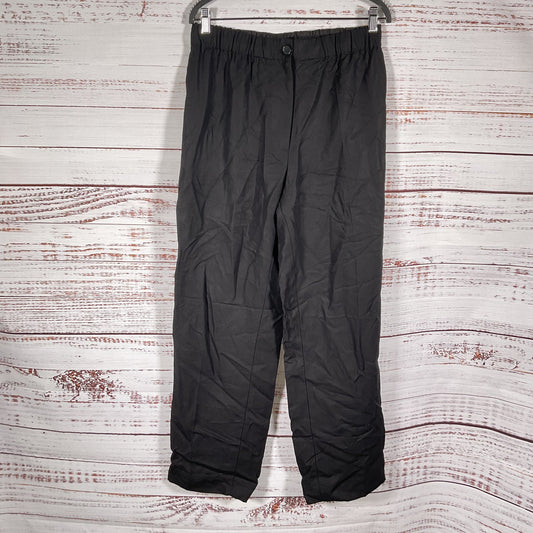 COS Black Elastic Waist Draw String Trousers Pants - Size 8