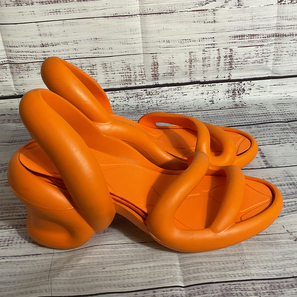 CAMPER Kobarah Orange Strappy Sandals- SZ 38/ 7.5 US