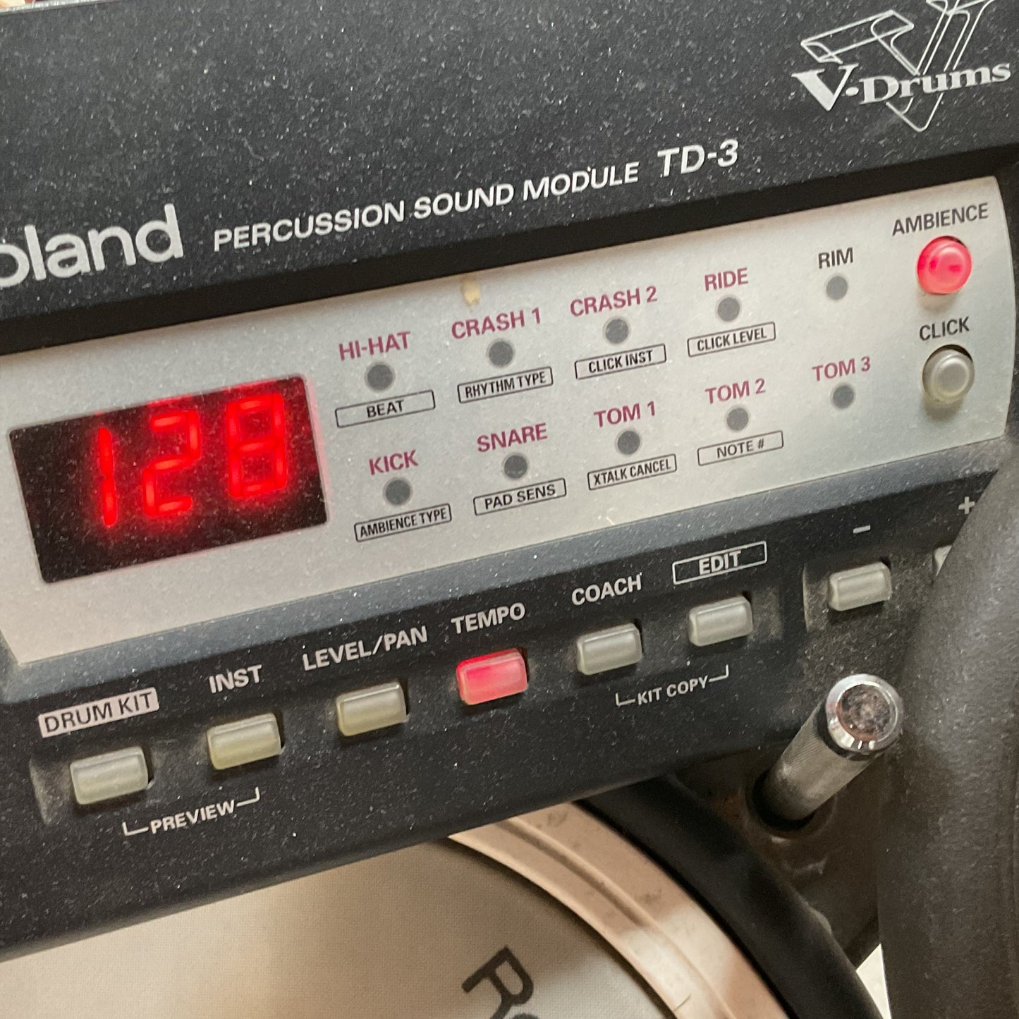 ROLAND TD-3 Electronic Drum Kit with Pedals- (WORKS!!!)