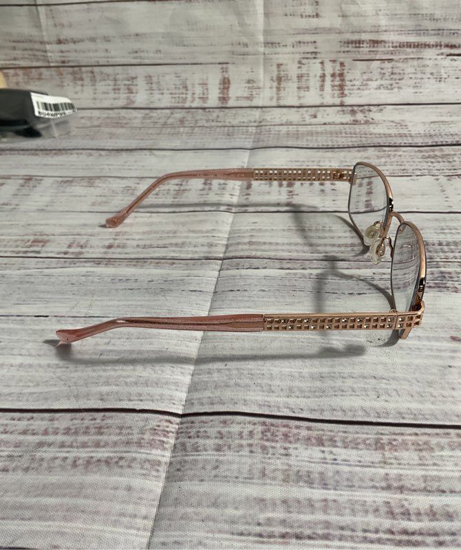 Tura R141 Rose Gold 50-17 135 Rose Gold Diamond Edges Frames Only
