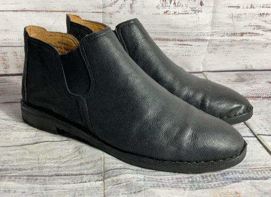 Trask Leather Allison Ankle Chelsea Boots Black 7.5