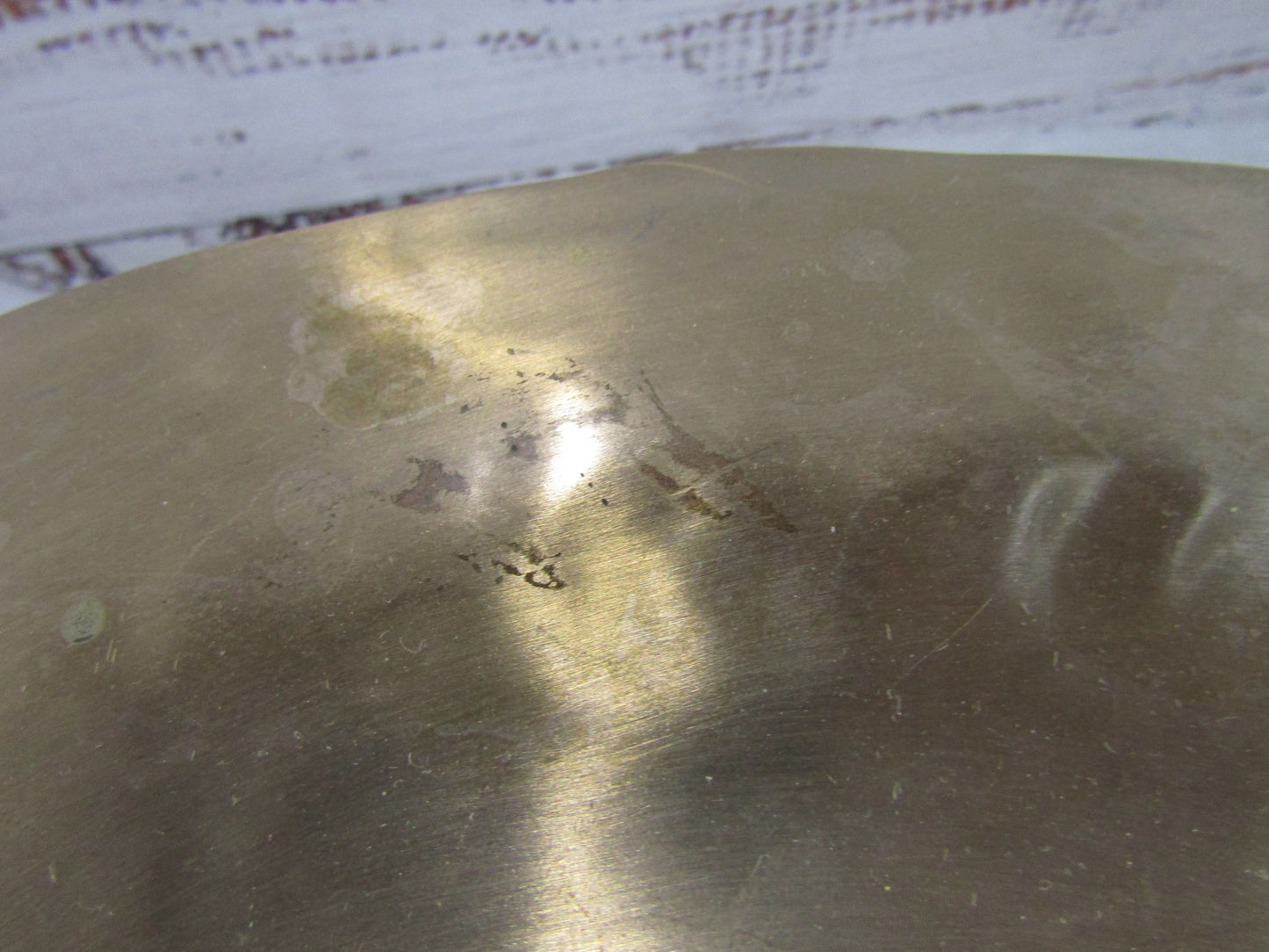 Hammered Brass Decorative Plate