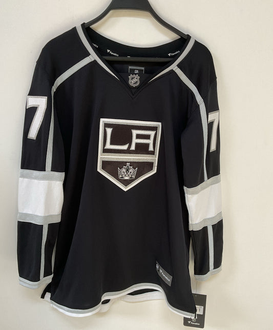 NWT Men's Fanatics NHL Carter Black with white Jersey Size M