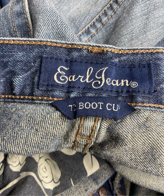 Earl Jean Men's 72 Boot Cut Jeans Blue 38/34