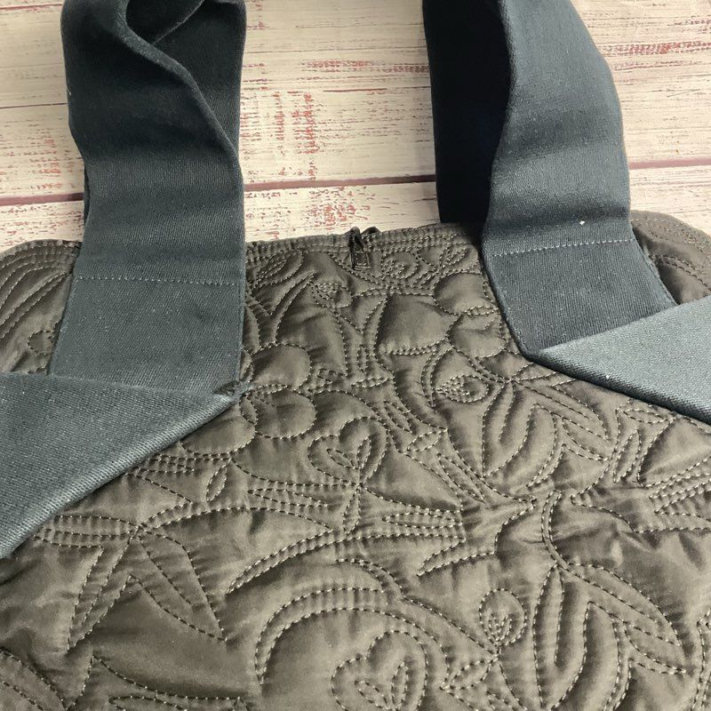 Puma X Nuala Black Floral Embroidered Tote Bag