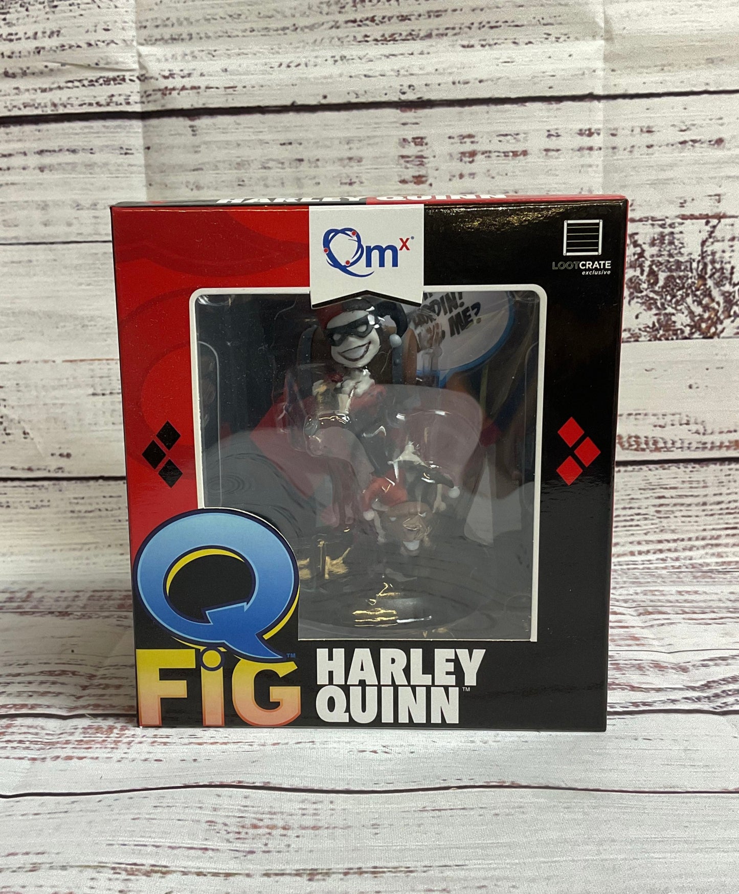 Q Fig Harley Quinn Figurine QMX New in Box