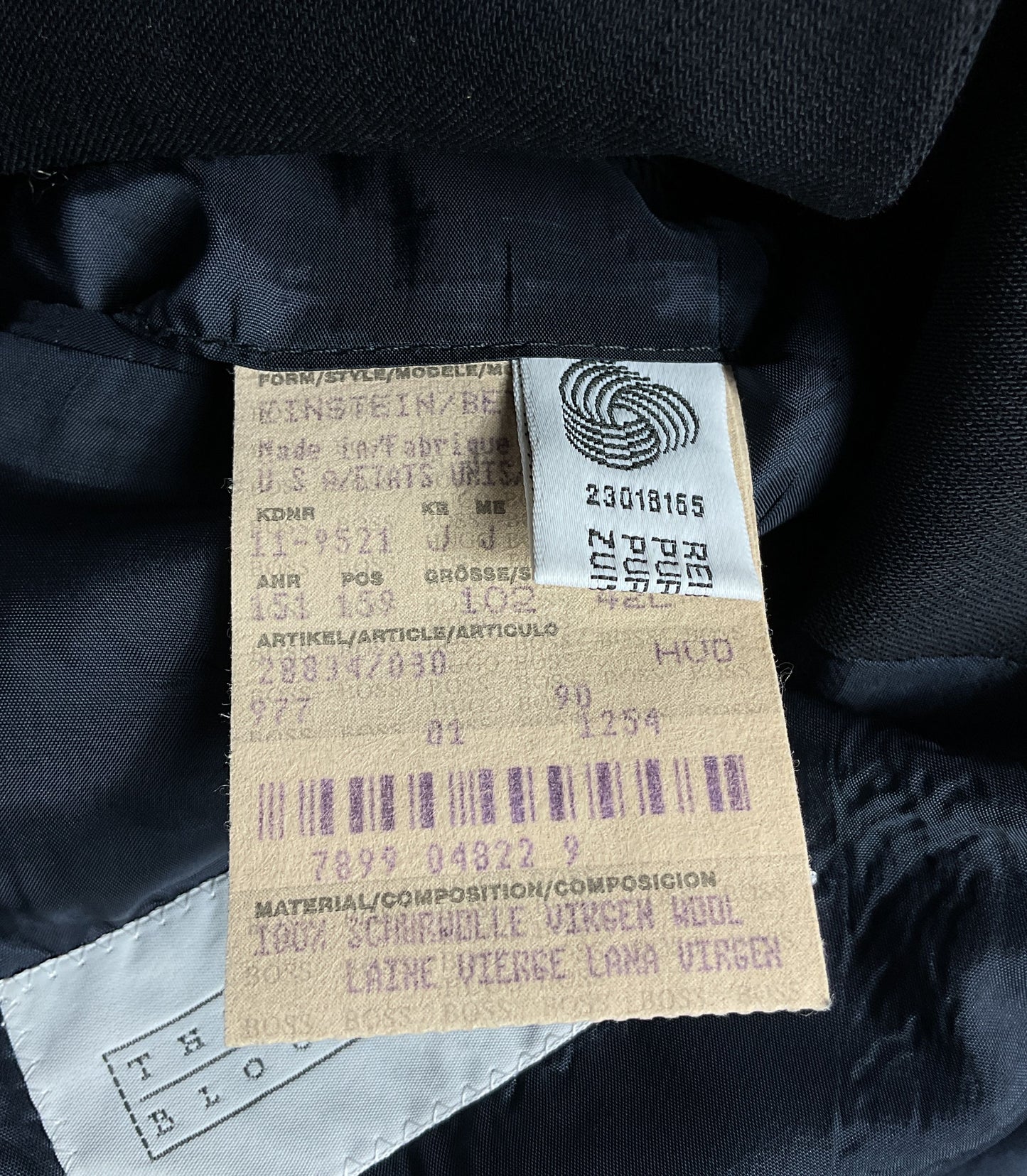 Hugo Boss Einstein Virgin Wool Blazer Navy 42L