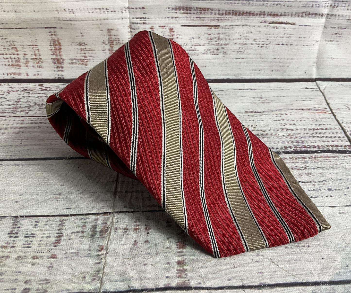 Geoffrey Beene Striped Set of 2 Ties Multicolor OS