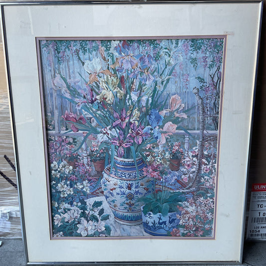 John Powell Still Life On the Veranda Print