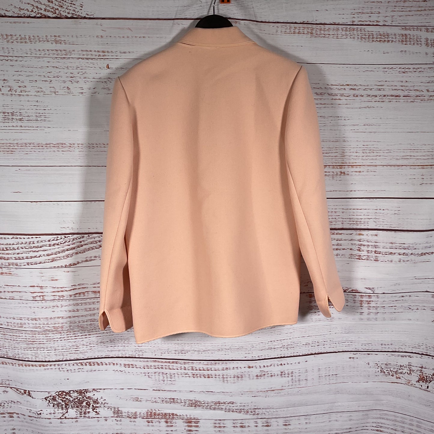 Weinberg Paris Pink Peach Color Wool blend 2 Button Blazer Jacket - Size 38