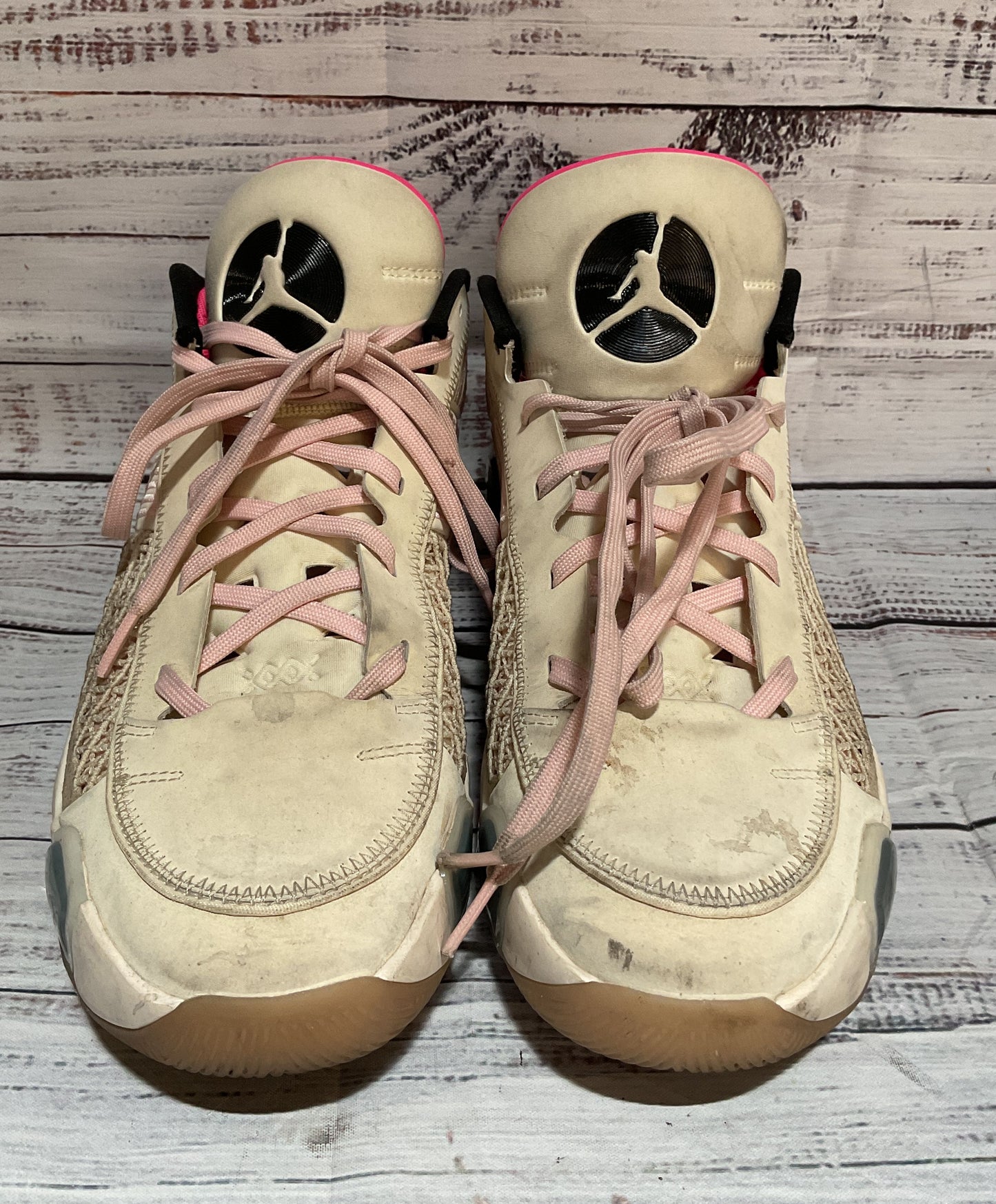 Air Jordan XXXVIII 38 Low Sneakers Beige Black Pink 12
