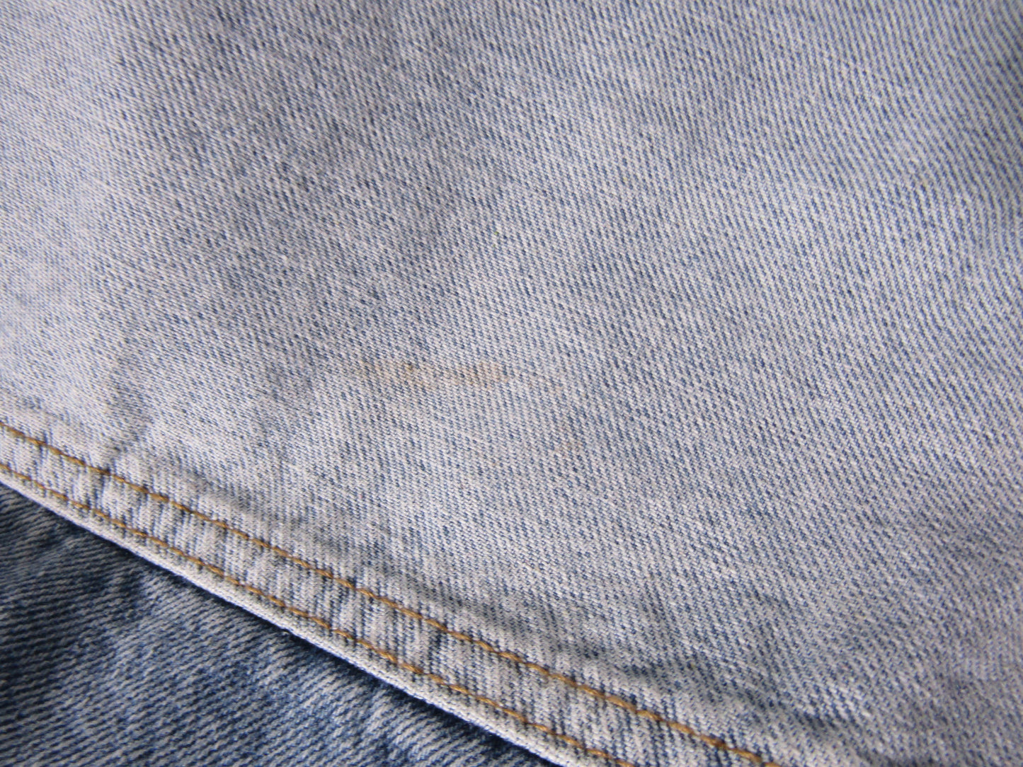 Miou Muse Copenhagen Women's Blue Denim Color Block Wide Leg Jeans Size S