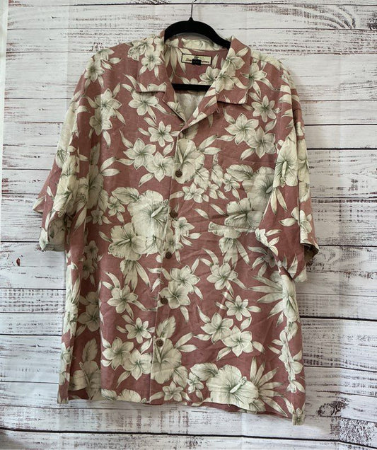 Men's Tommy Bahama Floral Silk Shirt Size XL