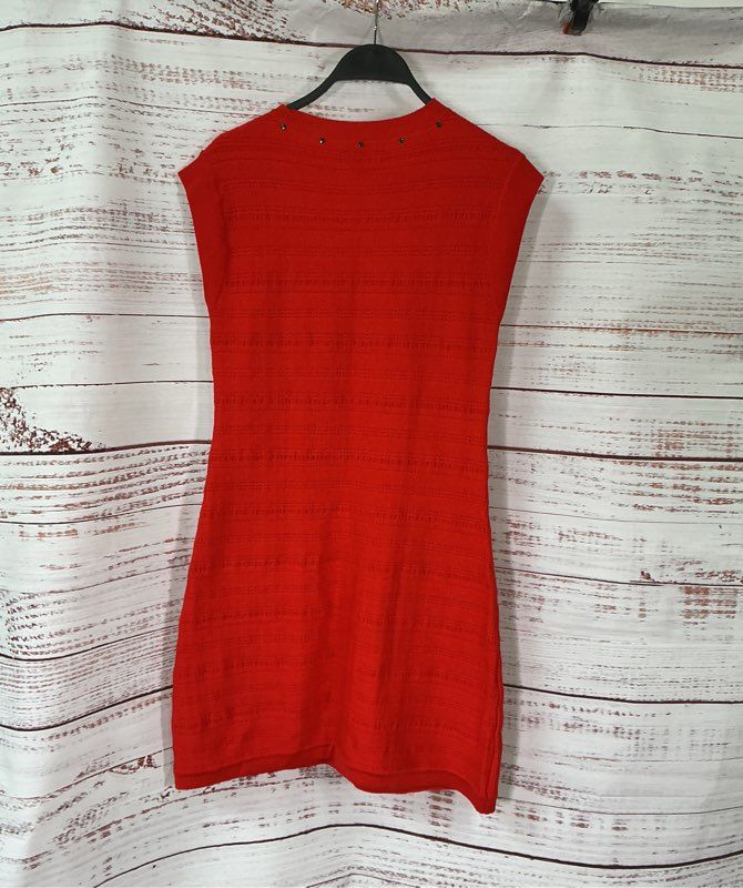 Women's Nanette Lepore Wool Blend Dress with embellished front Size S GORGEOUS!