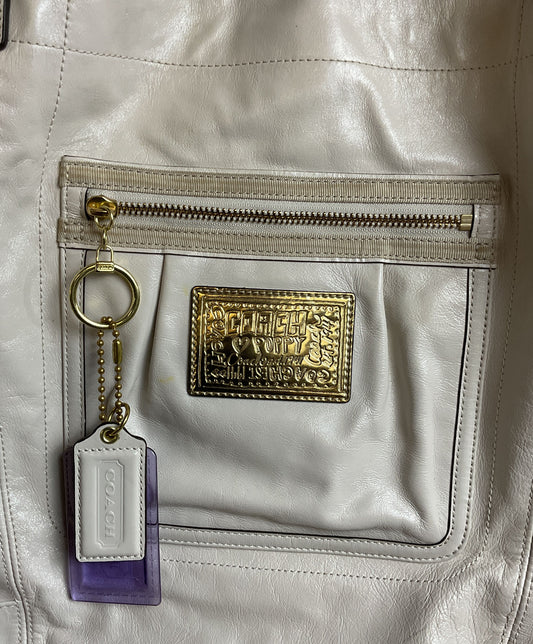 Super Cute 2010 Limited Edition Coach Poppy Bella Sparkle Tote A1020-14565